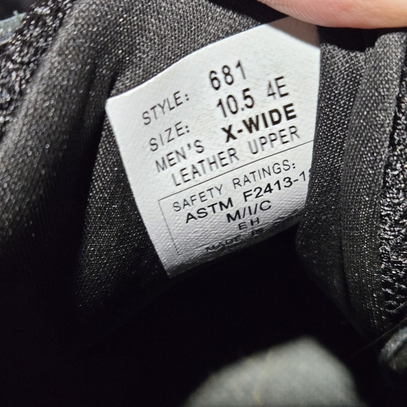 Orthofeet Granite men's work boots EUC Size 10.5 Extra Wide - Picture 6 of 7